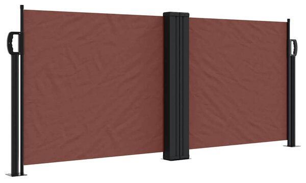 Uvlačiva bočna tenda 100 x 1000 cm smeđa - Smeđa / 100 x 1000 cm