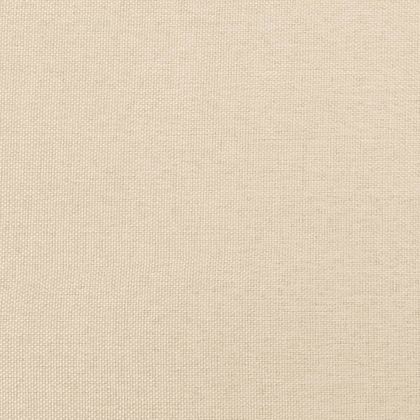 Krevet box spring s madracem krem 120 x 190 cm od tkanine - Krema / 120 x 190 cm