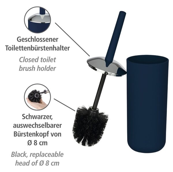 Tamnoplava četka za WC Wenko Brasil