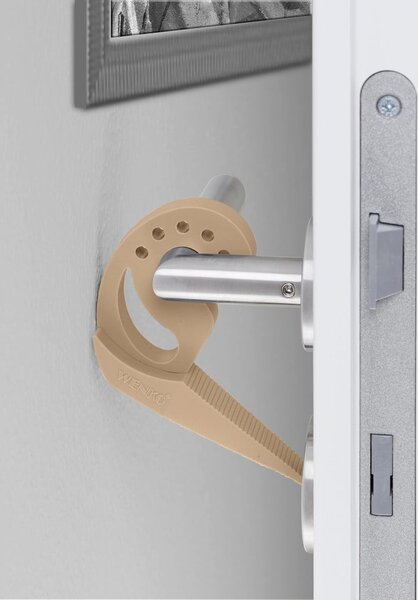 Bež zaustavljač za vrata i prozore Wenko Multi-STOP®