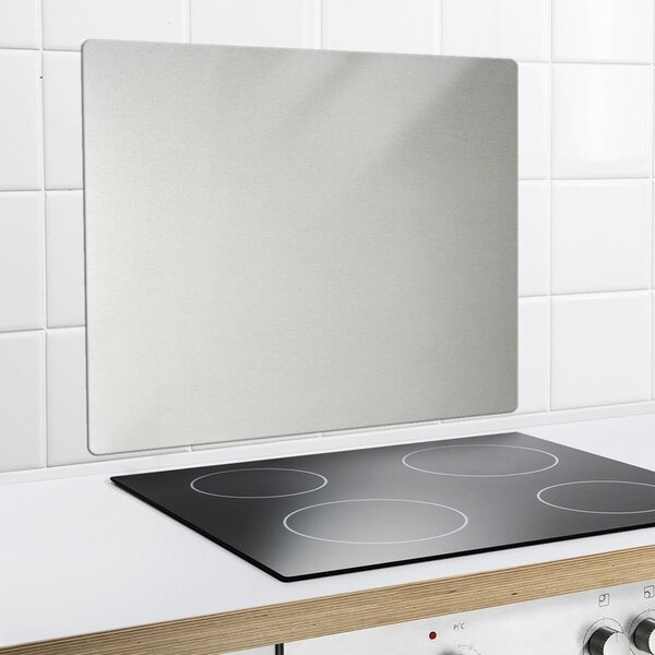 Zaštitna ploča od nehrđajućeg čelika Maximex Silver, 50 x 56 cm