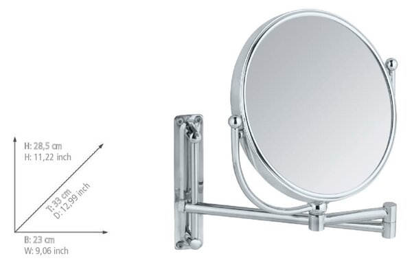 Kozmetičko ogledalo ø 19 cm Deluxe – Wenko