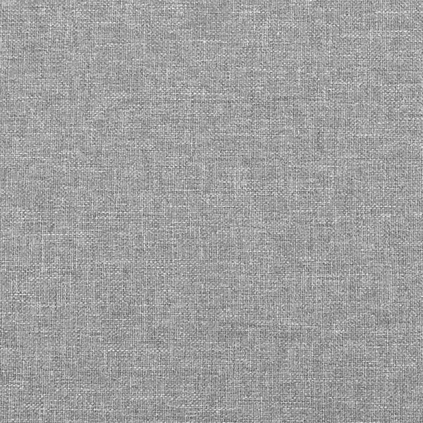 Krevet s oprugama i madracem LED svjetlosivi 120x190 cm tkanina - Siva / 120 x 190 cm