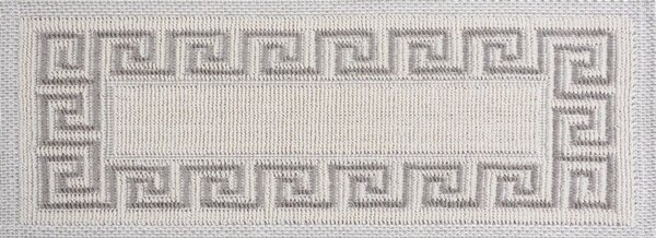 Krem pamučni set tepiha za stepenice 16 kom 25x65 cm Versace Bej – Vitaus