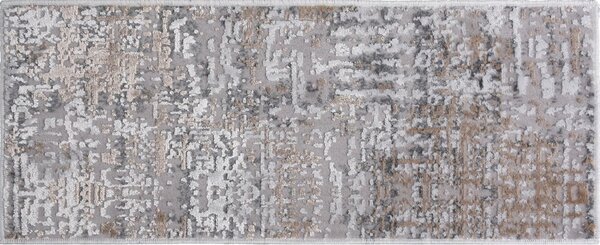 Sivi/bež pamučni set tepiha za stepenice 16 kom 25x65 cm Milano Bej – Vitaus