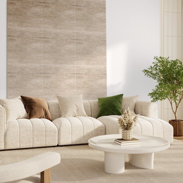 Tekstilni akustični paneli 2 kom 60x60 cm Travertine II – Styler