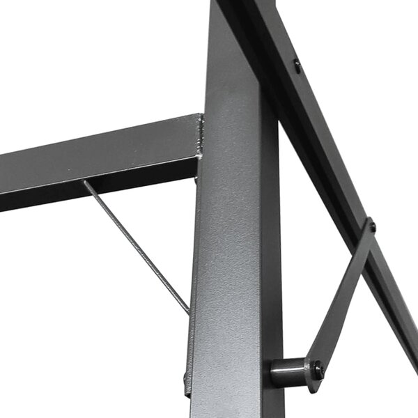 Pergola s pomičnim krovom smeđesiva 589x292x230 cm - Tupe / 589 x 292 x 230 cm