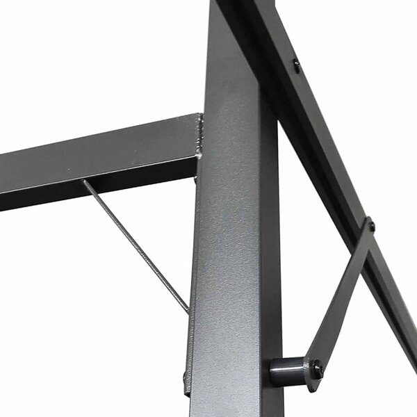 Pergola s pomičnim krovom antracit 295 x 292 x 230 cm - Antracitno siva / 295 x 292 x 230 cm