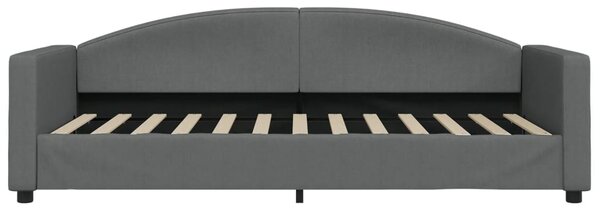Dnevni krevet na razvlačenje i ladice tamnosivi 90 x 200 cm - Siva / 90 x 200 cm