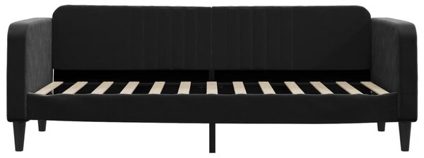 Dnevni krevet crni 80 x 200 cm baršunasti - Crna / 80 x 200 cm