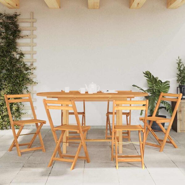 Vrtni stol na razvlačenje 110-160x80x75 cm od masivne tikovine - Smeđa / 160 x 80 x 75 cm