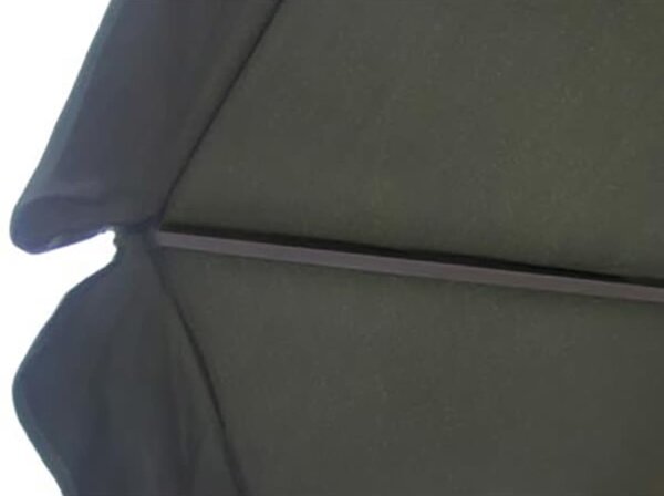 Aluminijski vrtni suncobran s prijenosnom bazom zeleni - Zelena / N/A