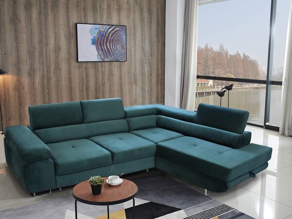 Zondo.hr Kutna garnitura Ascend L (tamnozelena) (D). Akcija -20%. 1056901