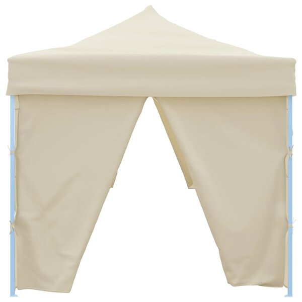Sklopivi šator za zabave s 8 bočnih zidova 870x291x315 cm krem - Krema / N/A