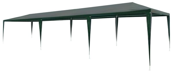 Šator za zabave 3 x 9 m PE zeleni - Zelena / 3 x 9 m