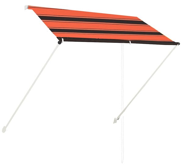 Tenda na uvlačenje 200 x 150 cm narančasto-smeđa - Šarena / 200 x 150 cm