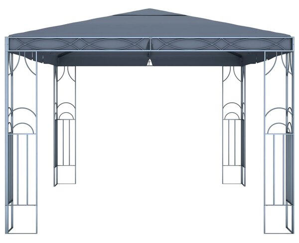 Sjenica s LED svjetlosnim trakama 400 x 300 cm antracit - Antracitno siva / 400 x 300 cm