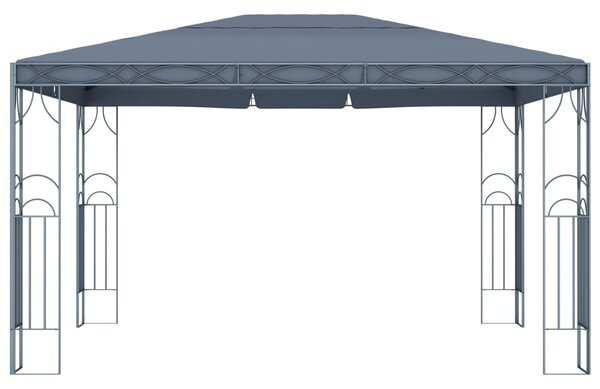 Sjenica s LED svjetlosnim trakama 400 x 300 cm antracit - Antracitno siva / 400 x 300 cm