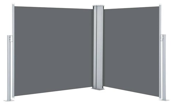 Uvlačiva bočna tenda 120 x 600 cm antracit - Antracitno siva / 117 x 600 cm