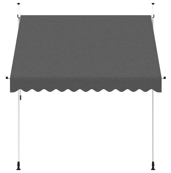 Tenda na ručno uvlačenje 250 cm antracit - Antracitno siva / N/A