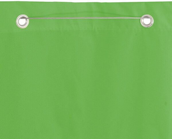 Balkonski zastor svjetlozeleni 100 x 240 cm od tkanine Oxford - Zelena / 100 x 240 cm