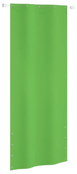 Balkonski zastor svjetlozeleni 100 x 240 cm od tkanine Oxford - Zelena / 100 x 240 cm