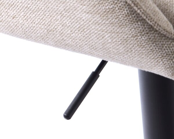 Bež barska stolica podesive visine Nolan – Unique Furniture
