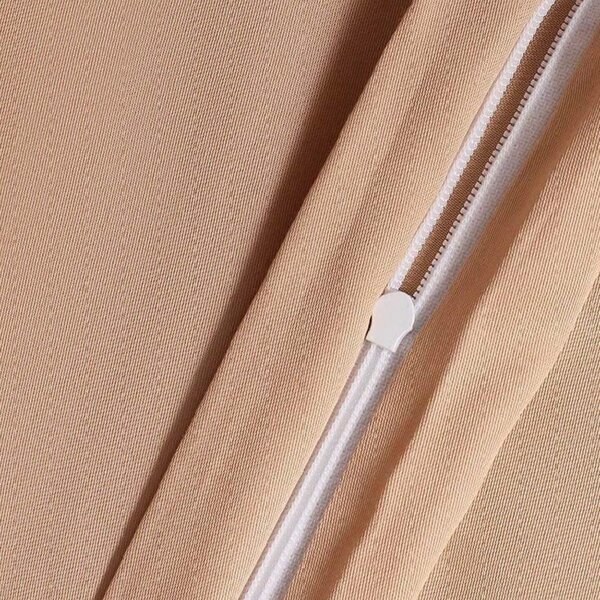 Posteljina s plahtom Saten Simply Mustard 140x200