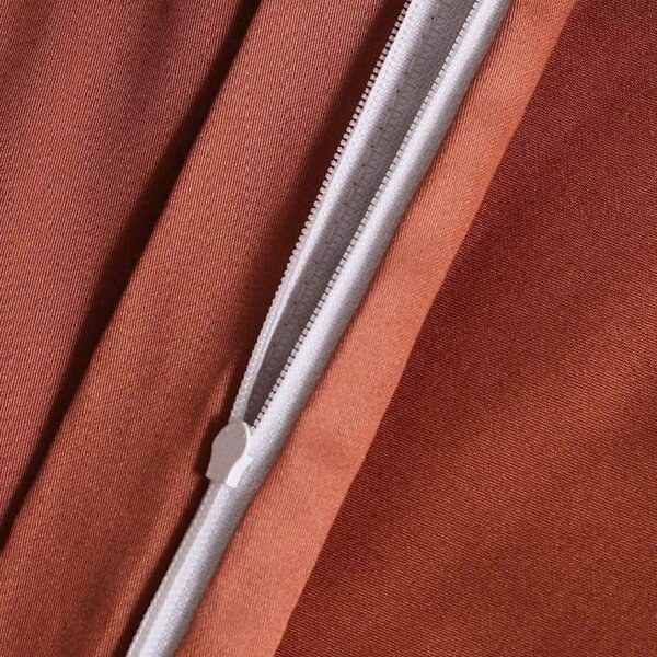 Posteljina s plahtom Saten Simply Copper