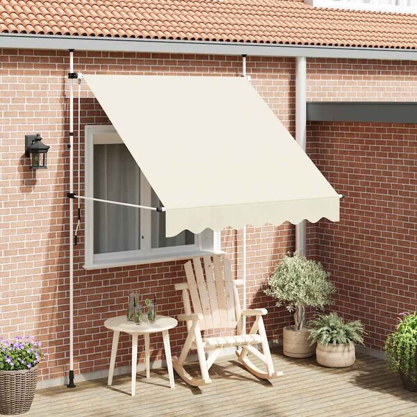 Tenda na ručno uvlačenje 200 cm krem - Krema / N/A