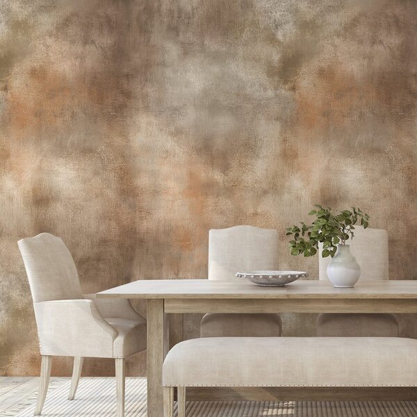 Tapeta vintage smeđi ombre tonovi