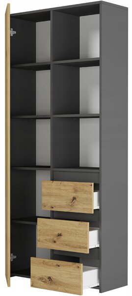 Zondo.hr Regal Briod (antracit + artisan). Akcija -16%. 1151230