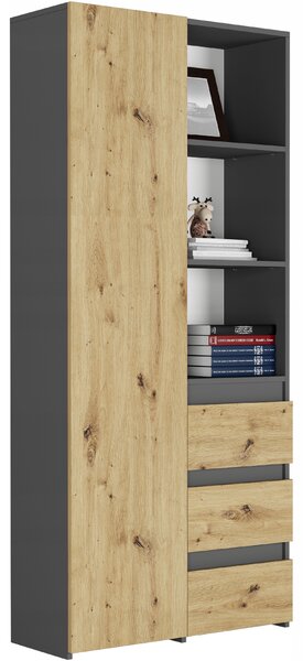 Zondo.hr Regal Briod (antracit + artisan). Akcija -16%. 1151230