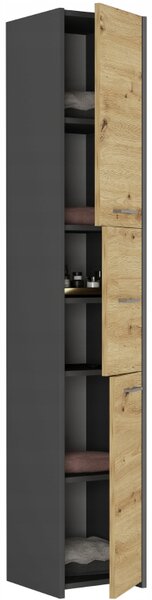 Kupaonski ormarić Lenaxa (antracit + artisan)