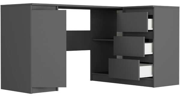 Kutni PC stol Nyper (antracit)