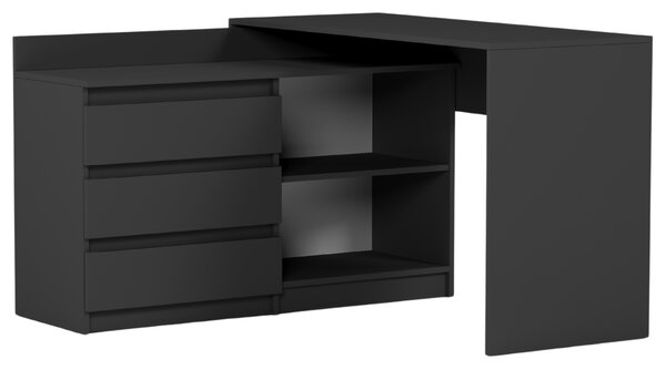 Kutni PC stol Norgu (antracit)
