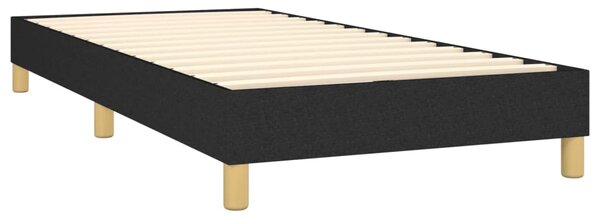 Box spring krevet s madracem crni 80 x 200 cm od tkanine - Crna / 80 x 200 cm