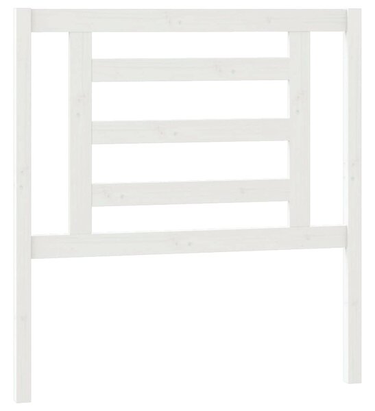 Dnevni ležaj na izvlačenje bijeli 2x(90x200)cm masivna borovina - Bijela / 2x (90 x 200) cm