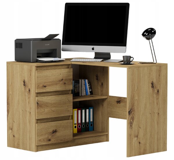 Kutni PC stol Nolmir (artisan) (L)