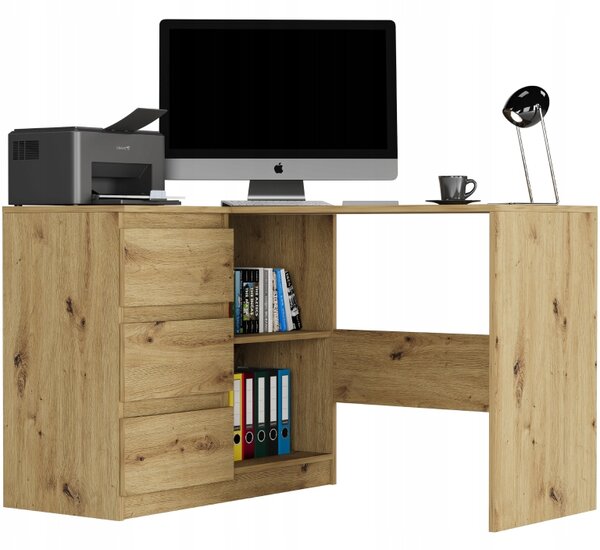 Kutni PC stol Nolmir (artisan) (L)