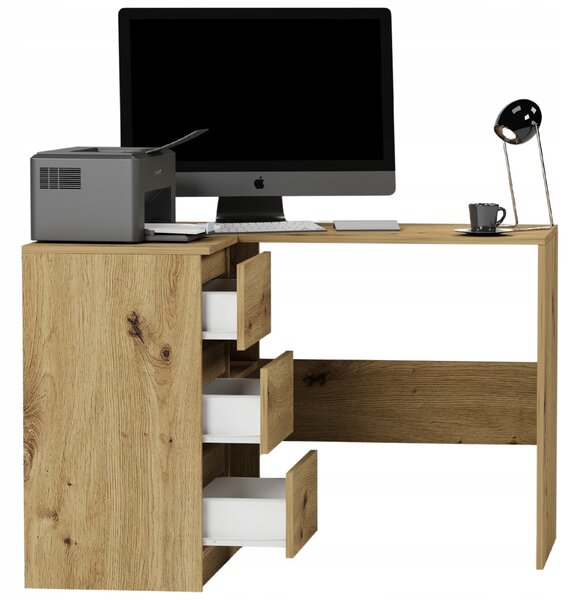Kutni PC stol Nolmir (artisan) (L)