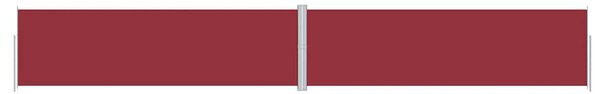 Uvlačiva bočna tenda crvena 180 x 1200 cm - Crvena / 180 x 1200 cm