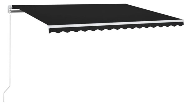 Tenda na ručno uvlačenje 400 x 350 cm antracit - Antracitno siva / 400 x 350 cm