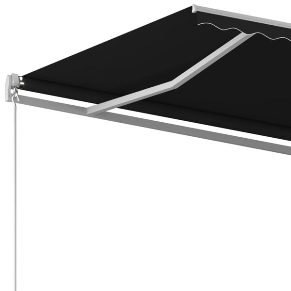 Tenda na ručno uvlačenje 400 x 350 cm antracit - Antracitno siva / 400 x 350 cm