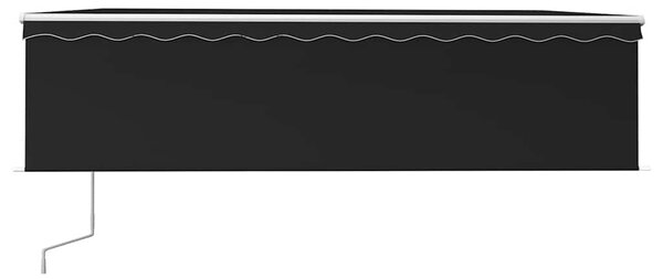 Automatska tenda s roletom i senzorom LED 5 x 3 m antracit - Antracitno siva / 5 x 3 m
