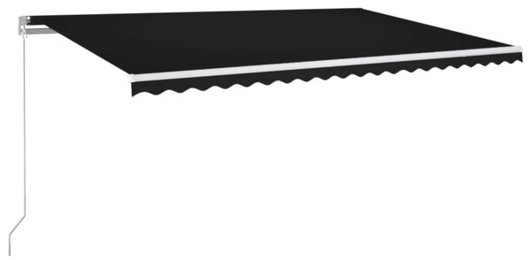 Tenda na ručno uvlačenje 500 x 350 cm antracit - Antracitno siva / 500 x 350 cm