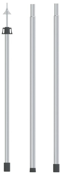 Teleskopska šipka za ceradu duljine 102 – 260 cm aluminijska - N/A
