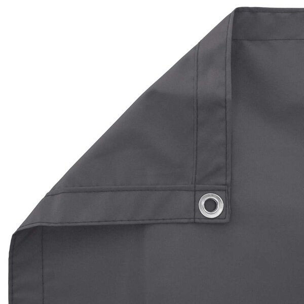 Balkonski zastor antracit 75 x 300 cm od tkanine Oxford - Antracitno siva / 75 x 300 cm