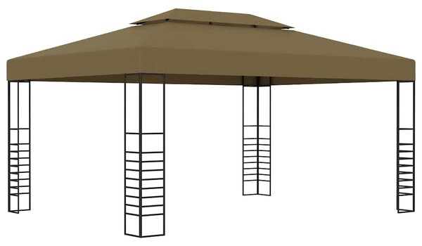 Sjenica 3 x 4 m smeđe-siva 180 g/m² - Tupe / 3 x 4 m