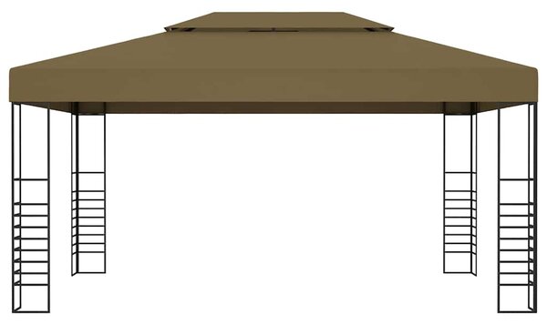 Sjenica 3 x 4 m smeđe-siva 180 g/m² - Tupe / 3 x 4 m